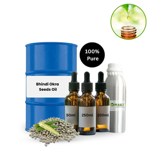 Soğuk preslenmiş Bhindi/bamya tohumu yağı doğal ve organik açılı Luffa taşıyıcı yağı
