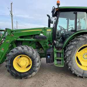 2021年John for Deeree 6105Eトラクター4x4ドライブタイプ100HPコアコンポーネント付き農業中古状態
