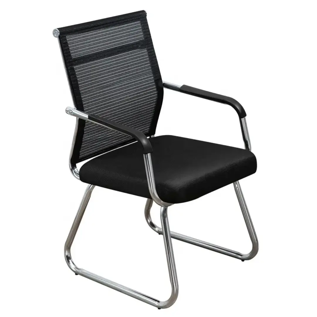 Super ofrece Silla de visitante con material suave hecho de metal de alta calidad, silla de visitante para uso en oficina por exportadores