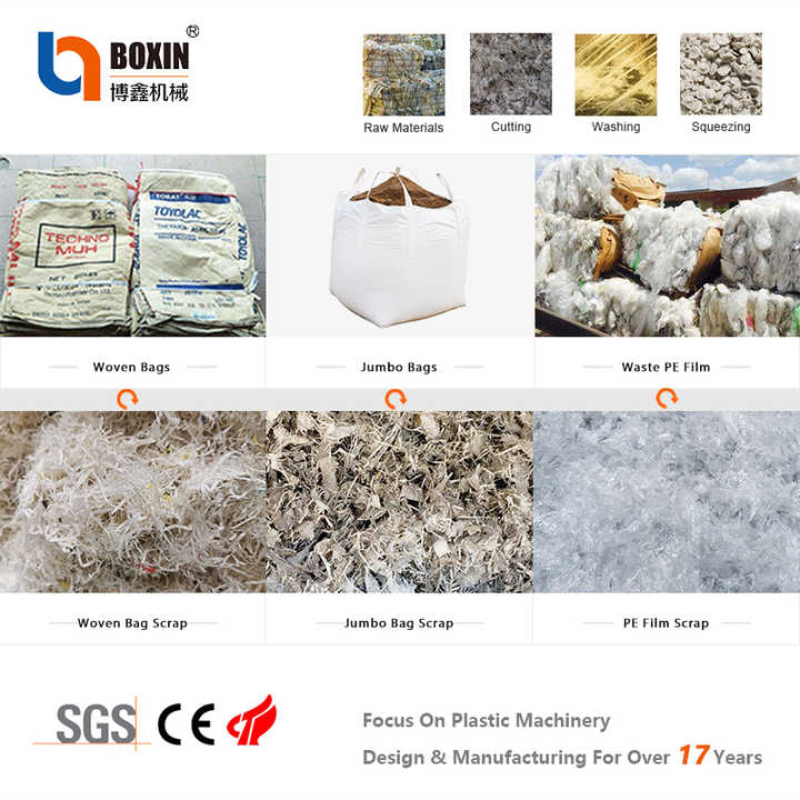 Atık/tüketici plastik PE/PP/HDPE Jiangsu sağlanan susuzlaştırma makinesi otomatik kullanılan motor yağı geri dönüşüm makinası 17 6 ay 39