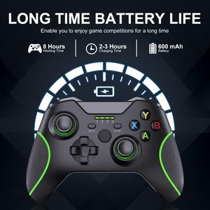Xbox OneワイヤレスXboxコントローラーに適した2.4GHzワイヤレスアダプターワイヤレスコントローラーを備えたXboxOneコントローラー