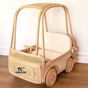 ラタンのおもちゃ車子供のためのベトナム手芸ラタンのおもちゃ車車に乗るベトナム製