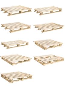 EURO木製パレットEPALパレット (新品および中古) 販売中出荷準備完了