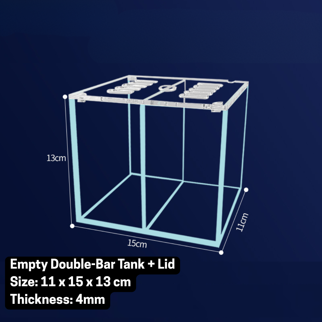 15x11x13 Double Tank + Lid