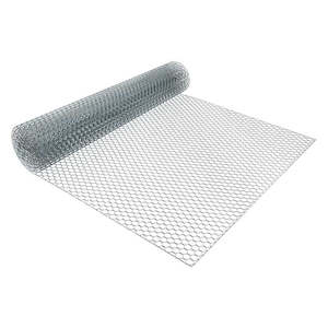 Rete metallica esagonale zincata in acciaio intrecciata rete isolante a rete con bordo morbido rete protettiva maglia da pollo rivestita in zinco - Product Image 1