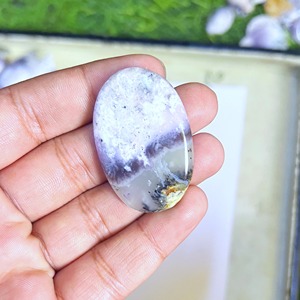 Purple Dendrite Opal Cabochon Mix Shape in All Sizes <strong>Jade</strong> Bead Handmade Nice Smooth Loose Natural Purple Dendrite Opal Gemstones - Product Image 6