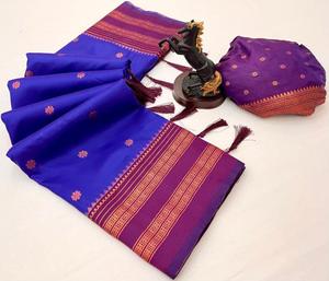 Mumbai Ragini vol 6 maharashtra özel yumuşak ipek toptan sarees - Product Image 5