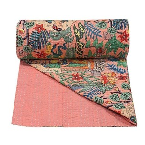 Toptan hint Kantha yorgan Frida Kahlo baskılı el yapımı pamuk atmak yatak e n e n e n e n e n e n e n e n e n e kraliçe kral
