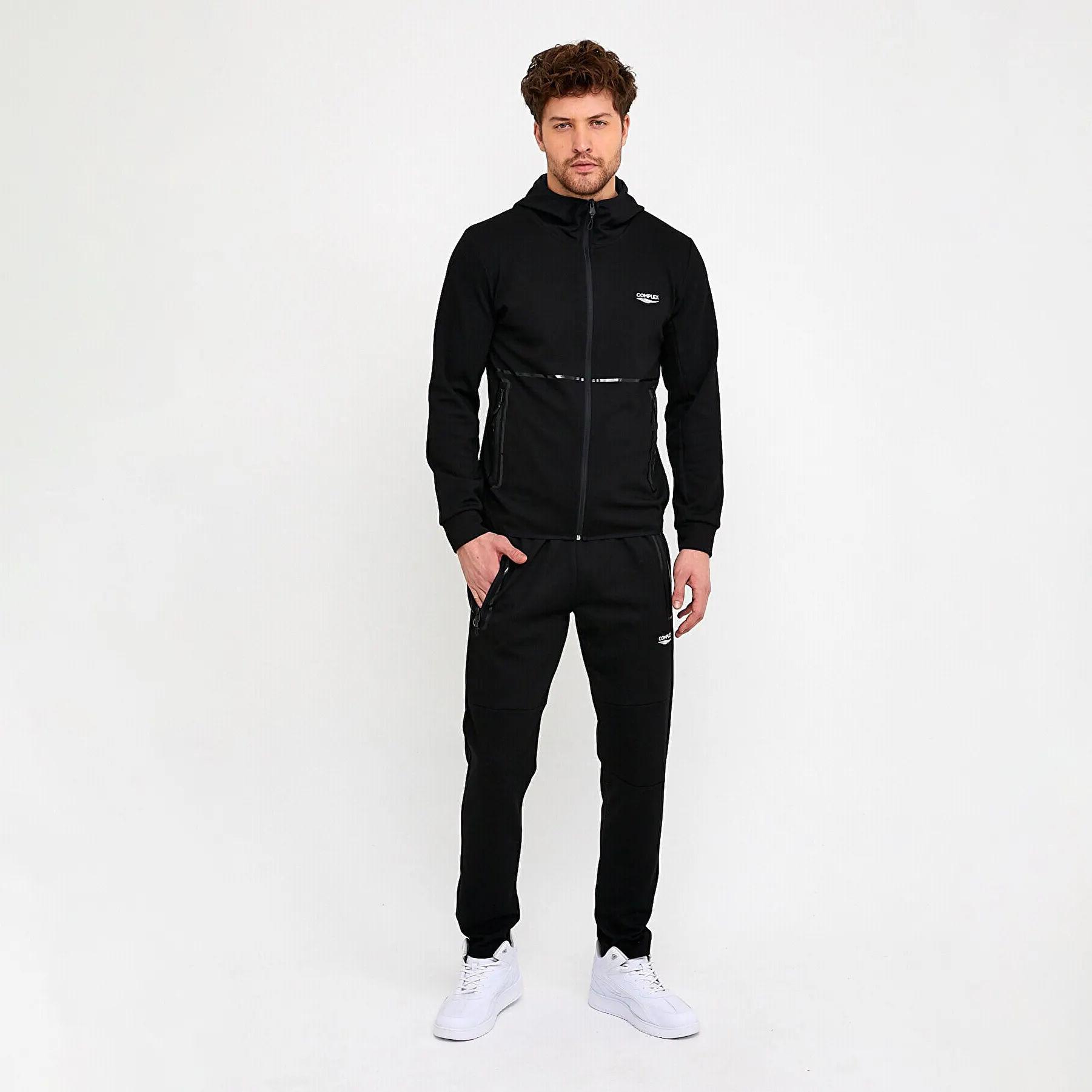 Ultimo Design all'ingrosso abbigliamento sportivo personalizzato tute Fitness tuta due pezzi tuta da uomo