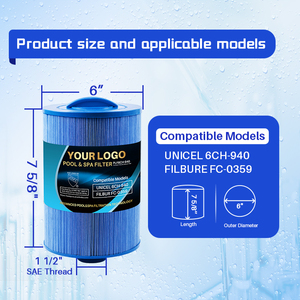 Tương thích 65 C-8465 pwk65 71827 hồ bơi lọc nước Cartridge và khối carbon hồ bơi Hệ thống lọc - Product Image 2