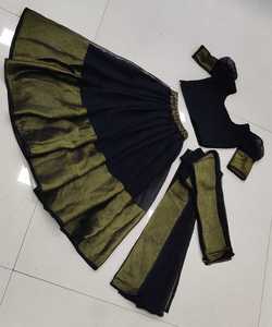 Hint düğün koleksiyonu çocuklar için lahenga choli düşük fiyat hint etnik giysi