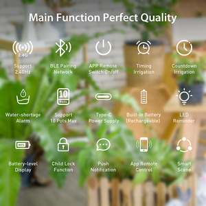 LEDEAST Smart <span class=keywords><strong>WiFi</strong></span> Tropf bewässerungs system für den Innenbereich mit App-Steuerung für 10 Topfpflanzen Automatisches Bewässerungs set Programmier barer <span class=keywords><strong>Timer</strong></span>