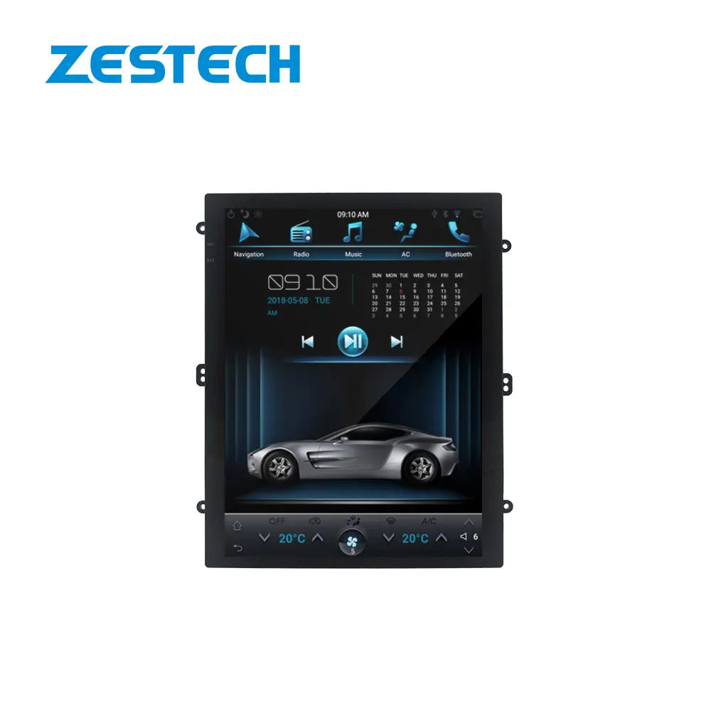راديو سيارة ZESTECH مع أندرويد 12 4G + 64G شاشة IPS دوران ستيريو سيارة عالمي وحدة رأس مزدوجة الدين للسيارة
