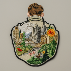 Benutzer definierte recycelte Post-<span class=keywords><strong>Consumer</strong></span> Polyester Boy Scout Eisen auf Stickerei Patch - Product Image 2