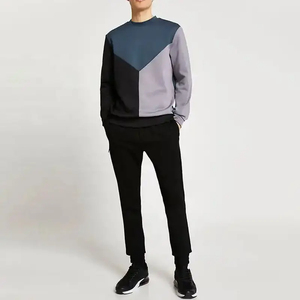 时尚批发定制普通套头衫圆领汗衫男士运动衫男士连帽衫定制标志套头衫男士运动衫