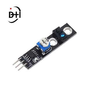 Sensor de seguimiento de pista de línea infrarroja IR TCRT5000 para evitar obstáculos para Arduino 1 Módulo de seguimiento de canal AVR ARM PIC DC 5V