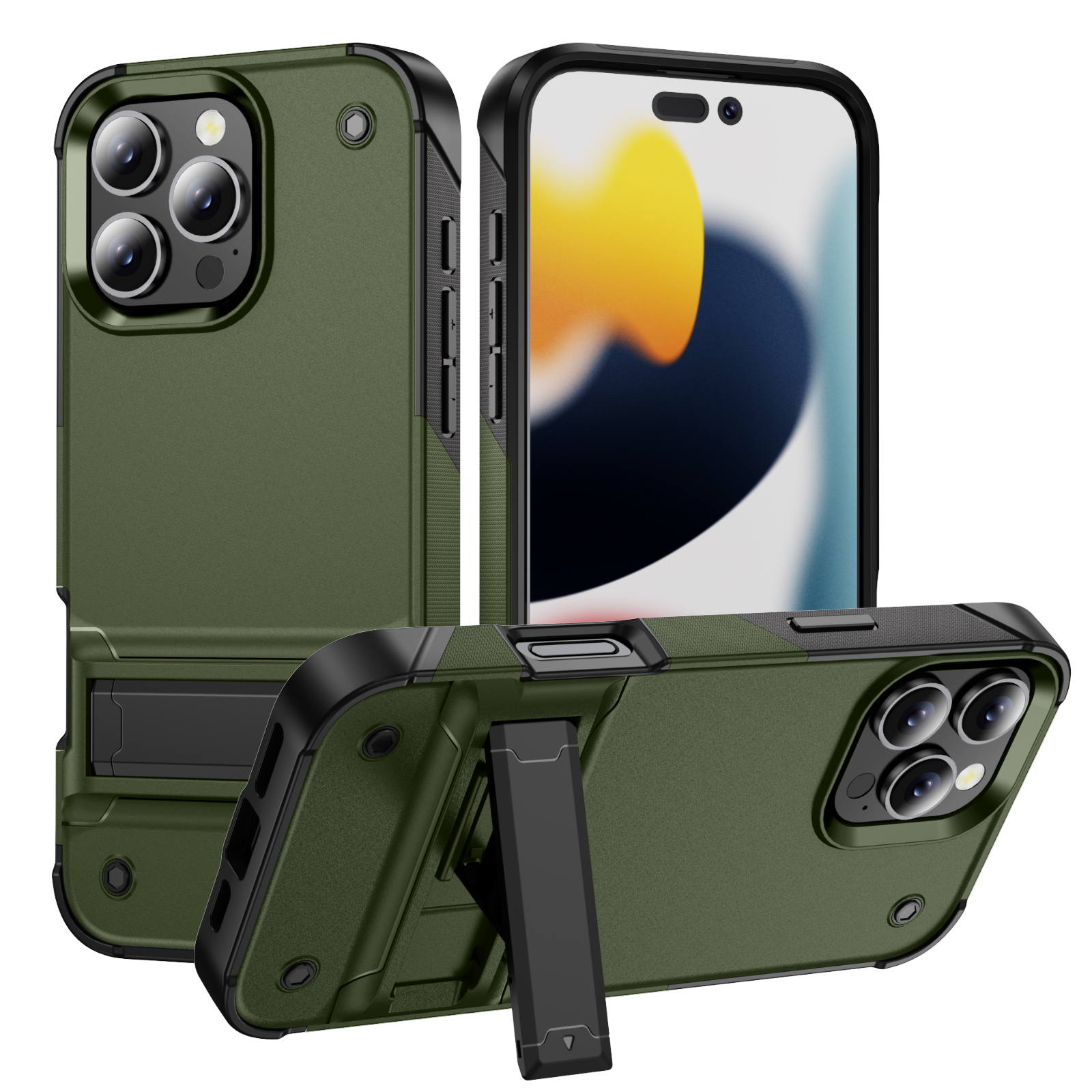Army Green+Black