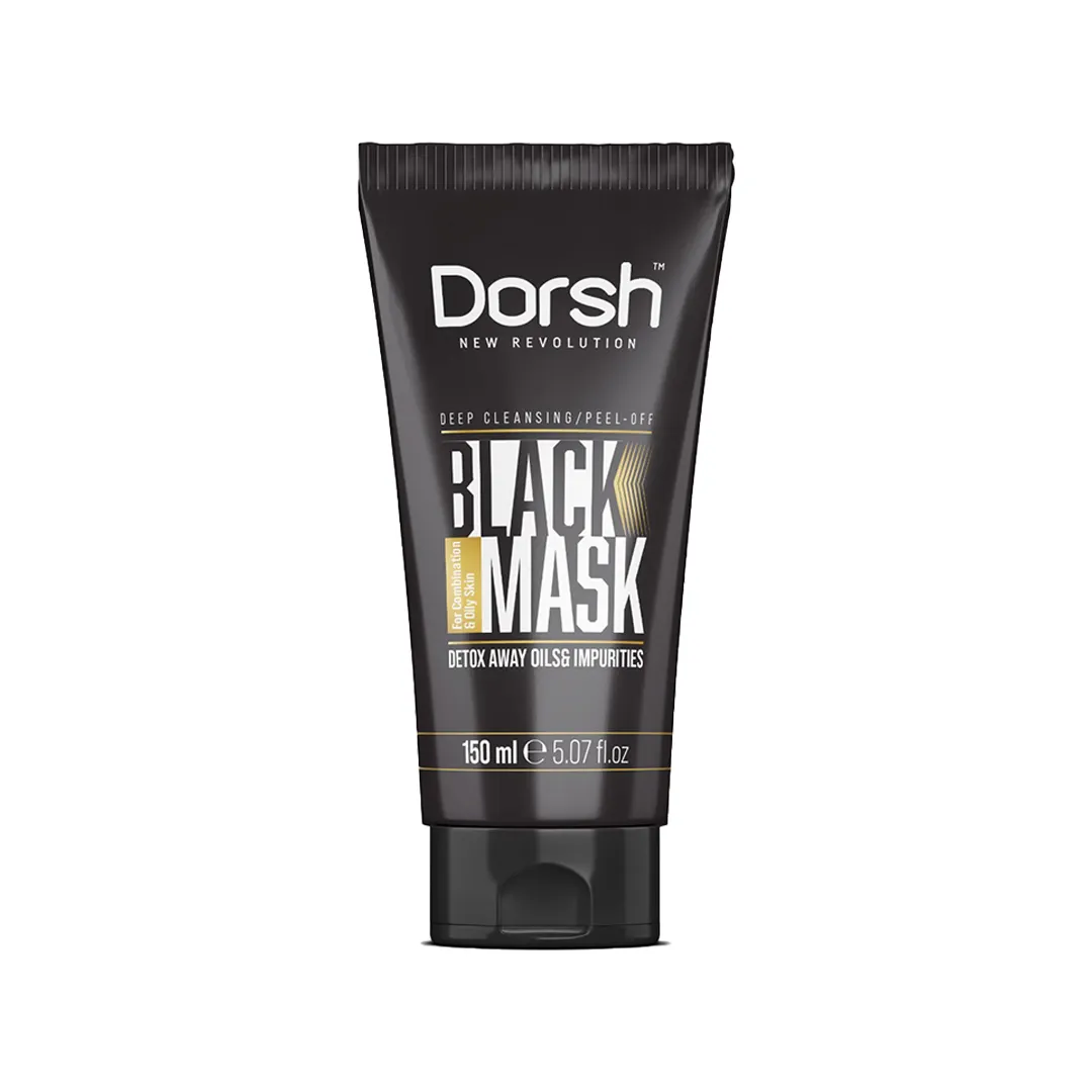 DORSH siyah maske 150mL yüz cilt bakım ürünü Peel-Off güzellik yüksek kalite-türkiye'de yapılan