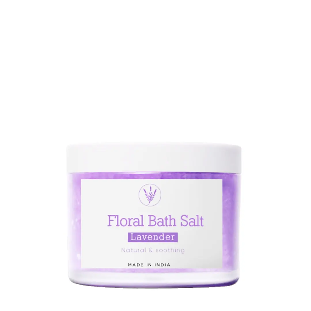Himalayan Salt Peony Floral Relaxing Natural Body Spa Soak Sea Salt Bag Bath Salts Soak