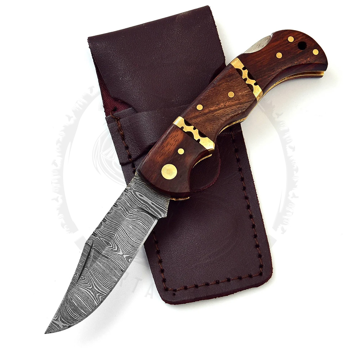 Rose Wood Brass Inlays