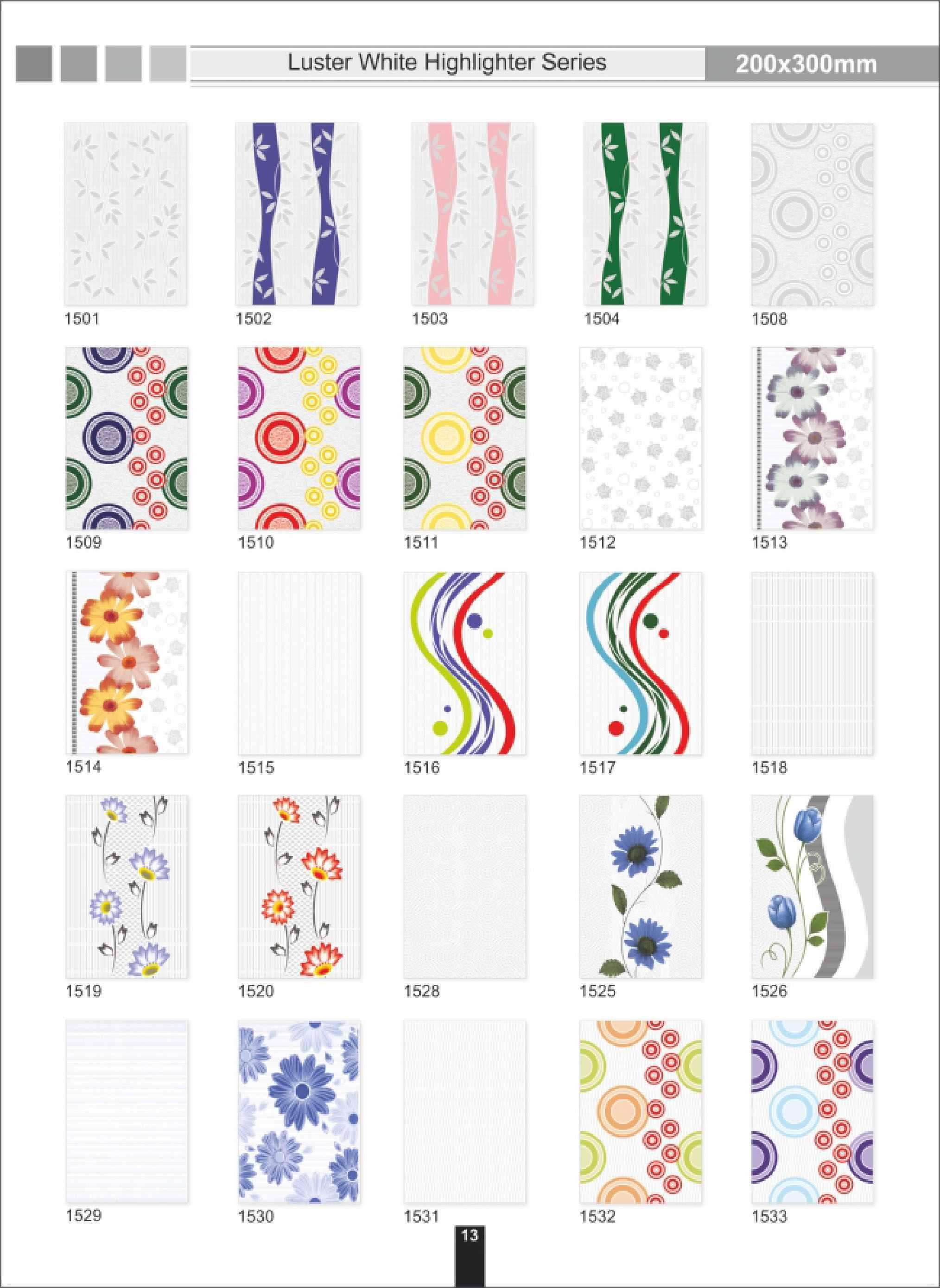 ชุดไฮไลท์สีขาวมันวาว