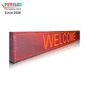 Semi all'aperto di colore rosso Led scorrimento messaggio di visualizzazione pubblicità Led segno di benvenuto per il negozio - Product Image 3