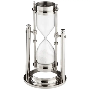 Qualità Premium su misura in metallo e vetro sabbia orologio metallo ora di vetro sabbia Timer per la decorazione della casa per il regalo di nozze - Product Image 5