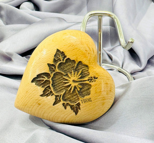 Hibiscus hình trái tim urns cho Ashe & <span class=keywords><strong>Mortal</strong></span> vẫn giữ lên đến <span class=keywords><strong>3</strong></span> inch khối chó và mèo urns cho tro & tang lễ vẫn còn - Product Image 6