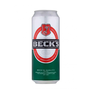 BECKSビール5% アルコール500ml缶と0.3% ノンアルコール330mlボトル