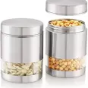 2-gói hiện đại 800ml Bạc thép hàng tạp hóa container tùy chỉnh in ấn kinh doanh thợ hồ thủ công kim loại tráng men cho ve áo <span class=keywords><strong>Pin</strong></span> mạ - Product Image 4