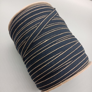 OEKO TEX <span class=keywords><strong>1</strong></span>英寸白色宽条纹弹力家用纺织品涤棉织带针织松紧带