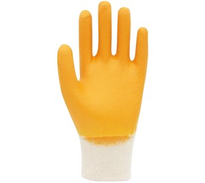 KN1 Heavy-Duty Construction Rubber <strong>Gloves</strong> Fireproof Safety Hand Protection Cotton Lining Industrial Category Factory Wholesale - Product Image 3