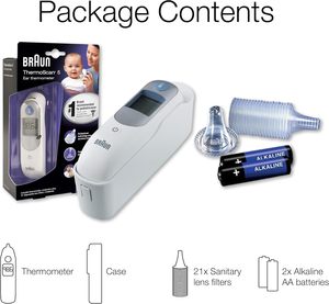 Braun Thermo scan 5 Ear Thermometer-Chỉ số ổn định exactemp cho độ chính xác chuyên nghiệp, hiển thị kỹ thuật số - Product Image 5