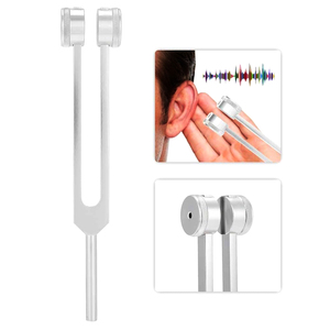 Yüksek kalite 128Hz tıbbi vücut Tuning çatal sabit ağırlık fermuar durumda ile sinirsel Tuning çatal aletleri dahil - Product Image 3