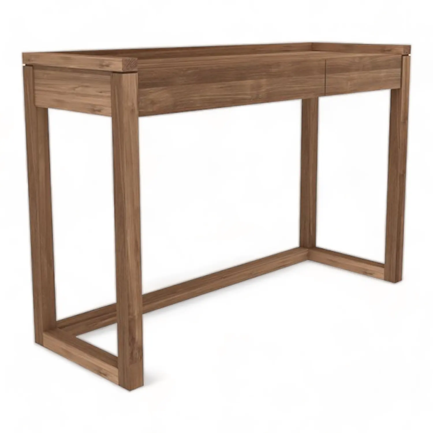 Muebles de oficina modernos, mesa de oficina ejecutiva, consola de teca de lujo, escritorios de oficina de madera CEO, muebles con cajones, mesas de escritura