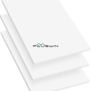 Pluswin <strong>Excellent</strong> Quality 1220*2440mm PVC Rigid Foam Board Non-toxic Eco-friendly Milky White Celuka Sheet for Wall Decoration