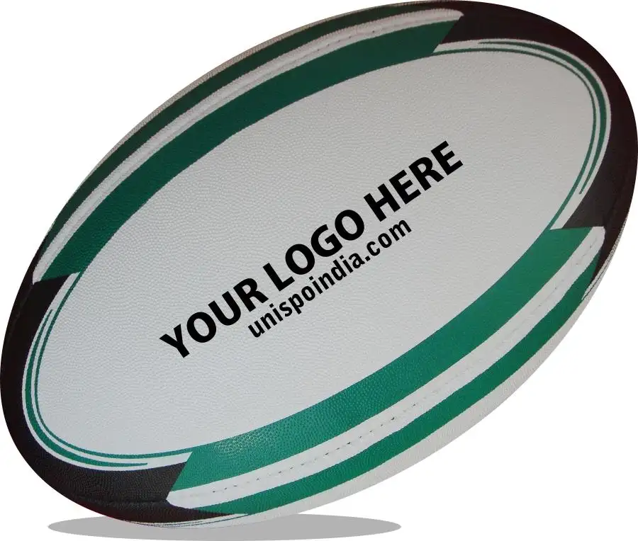 Pelota de Rugby profesional de marca personalizada totalmente cosida a mano y fabricada en India por Union Sports Intl