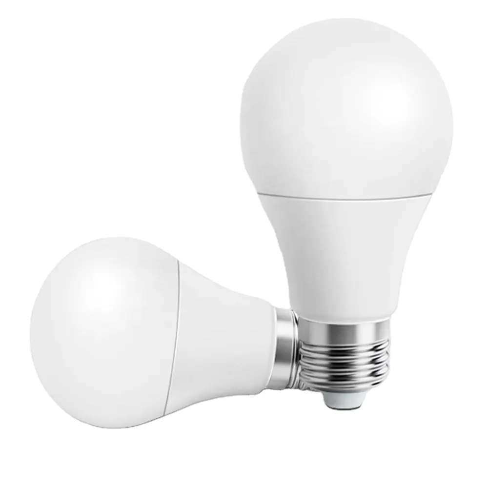 LED電球ランププラスチックA形LED電球5w 7w 9w 12w 15w 18w E27 B22ライト