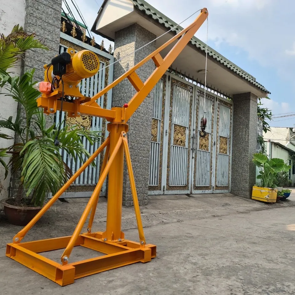 VENDA QUENTE Alta Qualidade Quick Loading 300kg Lifting Mobile Monkey Lift Mini Crane Ferramentas e Equipamentos de Construção Melhor preço