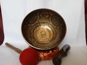 Çiçek tibet şarkı kase el yapımı özel sanat barış ömrü ve zihin