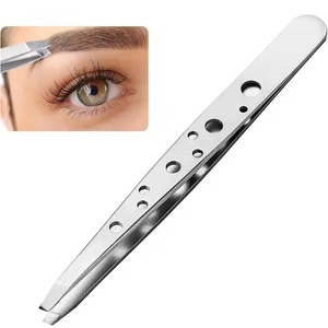 Hot Sale Eyelash Extension <strong>Volume</strong> Fiber Tip Tweezers Stainless Steel Tweezers Eyelash Curved Tweezers for False Lash Application