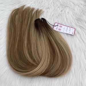 Vietnamese Remy Virgin <strong>Human</strong> Hair Extensions Best Quality <strong>Easy</strong> Styling Balayage Color Straight Weaving Styles - Product Image 1