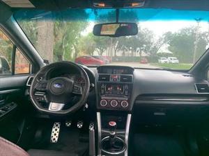 2015 Subaru wrxti แบบจำกัด FWD หนังสีดำการควบคุมการล่องเรือภายในยาง R17ซ้าย - Product Image 4