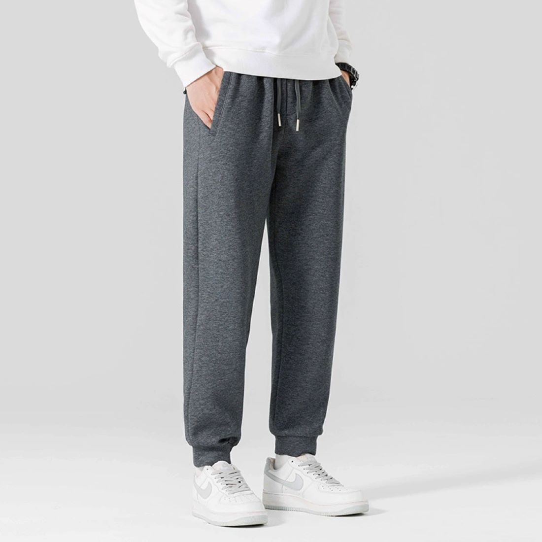 Corbata de flor gris-YGL-8188