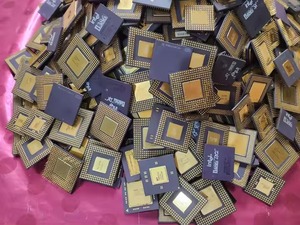 Керамические процессоры Intel 486 и 386 для процессоров, скрап, доступный в австрском процессорном процессоре, золотой штифт для продажи - Product Image 5