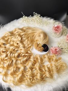 [Üst] en çok satan yumuşak beyaz sarışın remy vietnamlı saçı değil sentetik saç İtalyan keratin düz ucu saç ekleme - Product Image 2