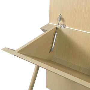 โต๊ะทำงานไม้ดีไซน์อเนกประสงค์โต๊ะคอมพิวเตอร์สีเงิน - Product Image 4