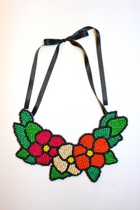 Home Handmade Seed <strong>Beed</strong> Necklace for Girl Party Ware High Quality Necklace Manufacturing From India