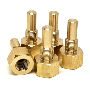 Sensor de temperatura de longitud personalizada OEM, carcasa de latón industrial, Sensor RTD, controlador de temperatura industrial de tres cables - Product Image 2