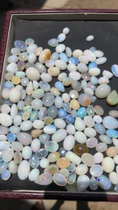 100% çekici etiyopya Welo yangın bombeli kesim opal  AAA sınıf doğal gevşek taşlar pürüzsüz cilalı taş Mix şekli güzel OEM - Product Image 2
